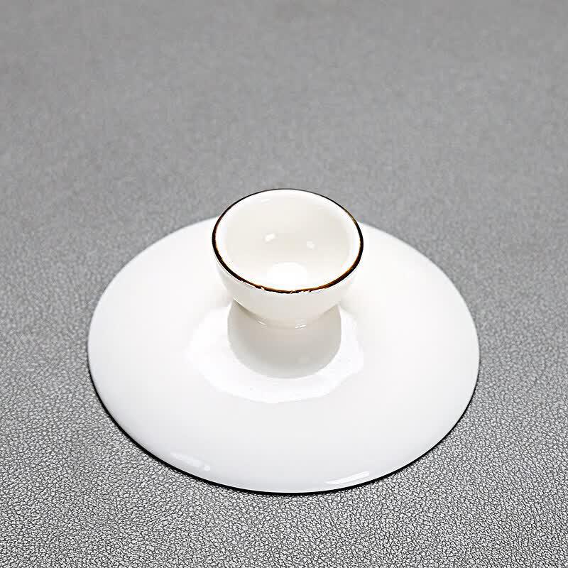 Dehua White Porcelain Gaiwan Tea Set