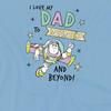 Toy Story 4 Boys Love Dad Buzz Lightyear T-Shirt