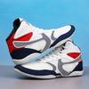 2025 Hot Selling Professional Rebound Wrestling Shoes Competitive Comfortable Boxing Shoes Foot Protecting Outdoor Sports Shoes