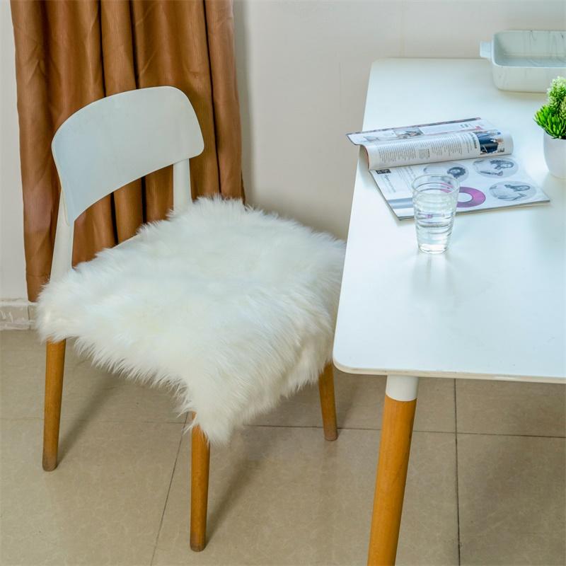 Faux Sheepskin Wool Carpet Soft Fluffy Plush Fur Rug Bedroom Balcony Mat
