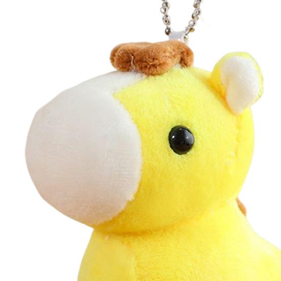 Horse Plush Pendant Soft Stuffed Animal Bag Charm Cartoon Horse Figurine