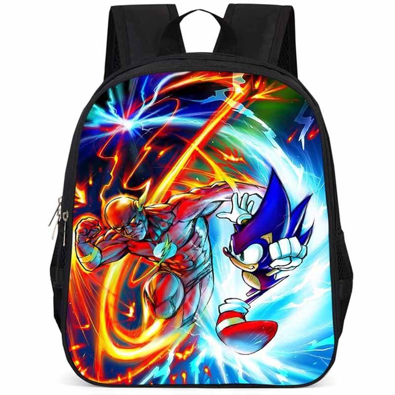 Sonic 15-inch Large Capacity Lightweight Oxford Cloth Backpack For Kids