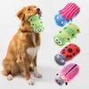 Mop Insect Squeaky Plush Dog Toy Ladybug Caterpillar Shape Stuffed Crinkle Puppy Chew Toy for Small Dogs