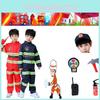 Conjunto de Fantasia de Bombeiro Infantil para Interpretação de Papéis no Jardim de Infância