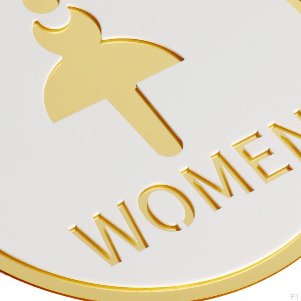 Contemporary Restroom Signage for Stylish Interiors
