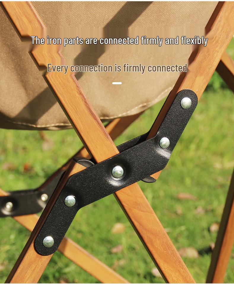 Portable Heightened Folding Butterfly Chair: Ideal for Camping, Beach, Fishing, and Picnics