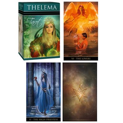 [A0993] - Tarô de Colecionador 'Thelema' verde - 12. 5x8x5cm