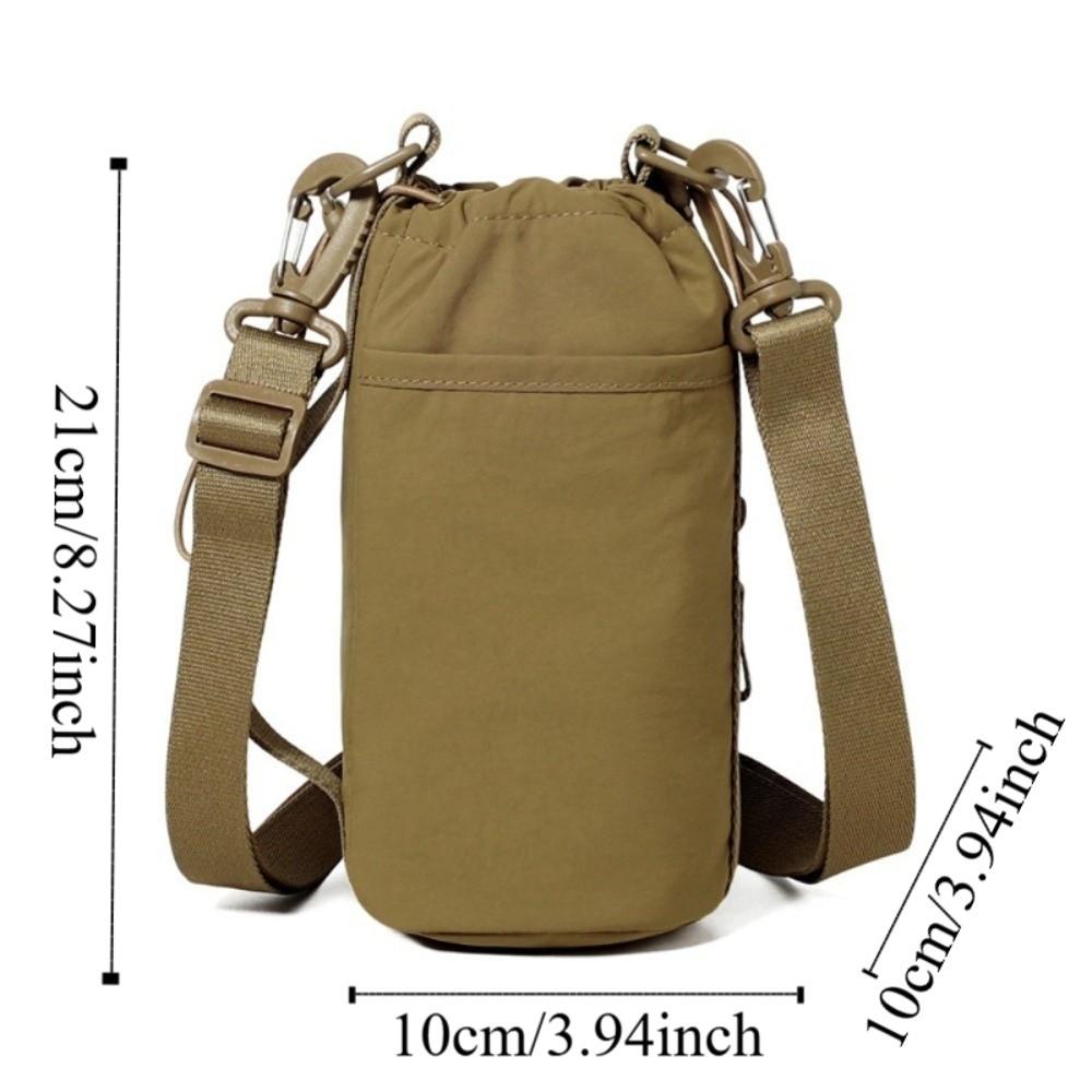 Large Capacity Crossbody Phone Pouch Nylon Women's Fitness Bag Water Bottle Storage Bag  Gym