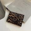 Elegant Leopard Short Wallet Korean Style Coin Purse Mini Envelope Clutch Bag  Gift
