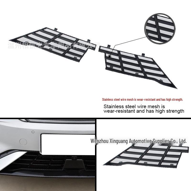 24 BYD Song L Windshield Insect Net - Black Carbon Fiber Car Exterior Decor Carbon Fiber