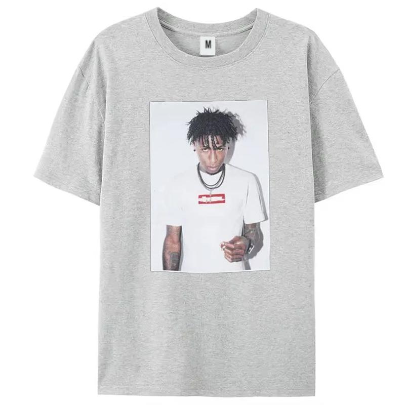 2025 Summer New Men's T-shirt American Alphabet Print Short Sleeve Loose Small and Popular Fashion Brand Couple High Street Top