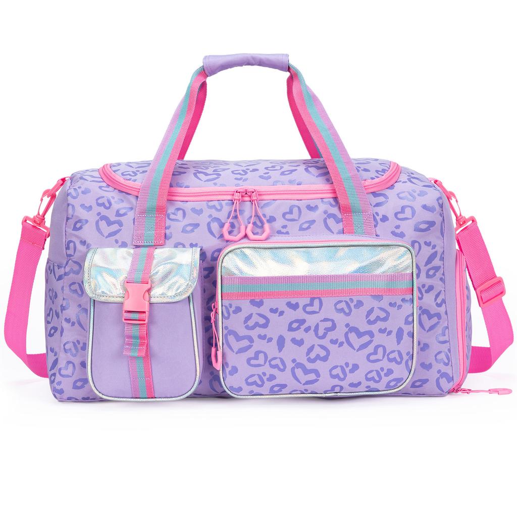 Kinder Reisetasche Mädchen Damen Reisetasche Geschenke Übernachtungstasche für Mädchen Damen Tragetasche Übernachtungstaschen für Mädchen Fitnessstudio Tanztaschen mit Schuh