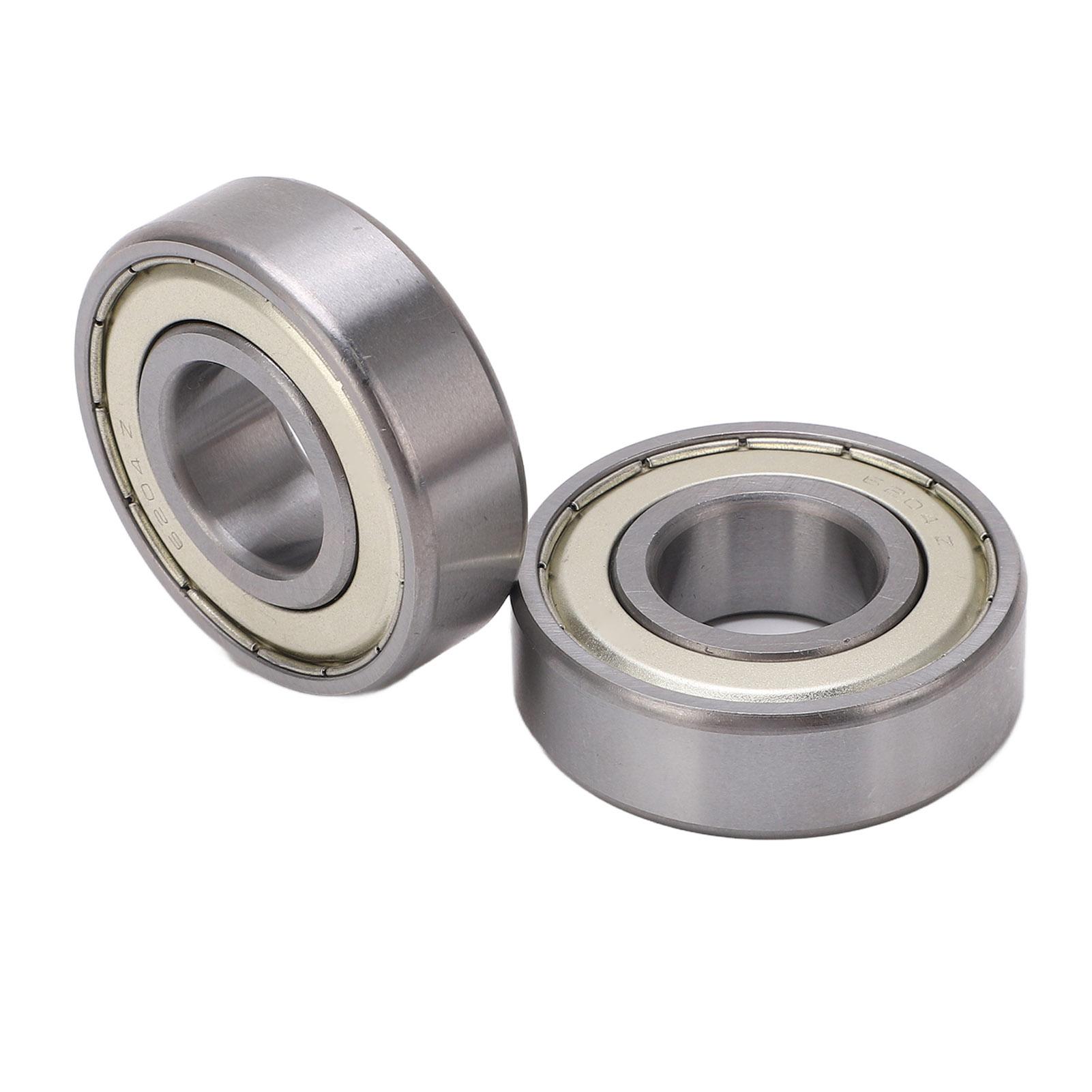 

2Pcs Double Rubber Sealed Ball Bearing Low Noise High Temperature Resistant Deep Groove Ball