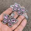 Pink Kunzite Gemstone Handmade 925 Sterling Silver Jewelry Set KKG-96