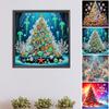 Xmas Tree 5D DIY Diamond Art Painting Kits for Home Office Wall Decor Special Shape Partial Drill Dimond Art Paintings 30x30cm