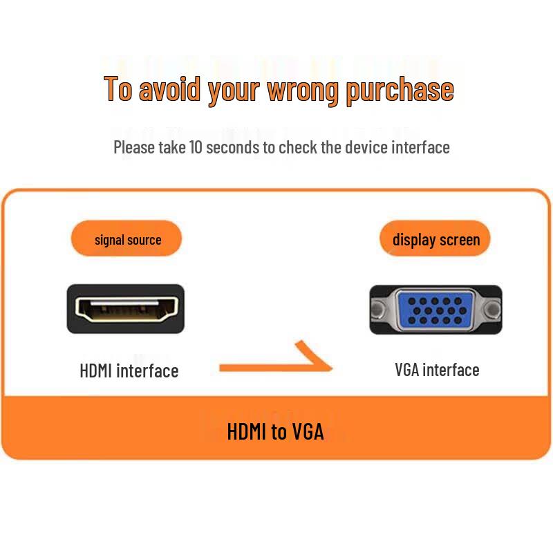 Shengwei HDMI to VGA Converter Cable