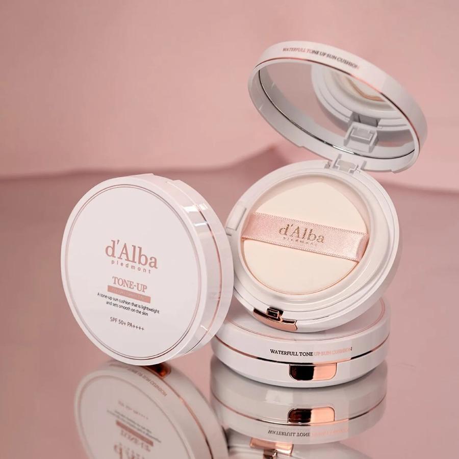 d Alba Waterful Tone Up Sun Cushion Duo Set (15g + 15g) 15g+15g