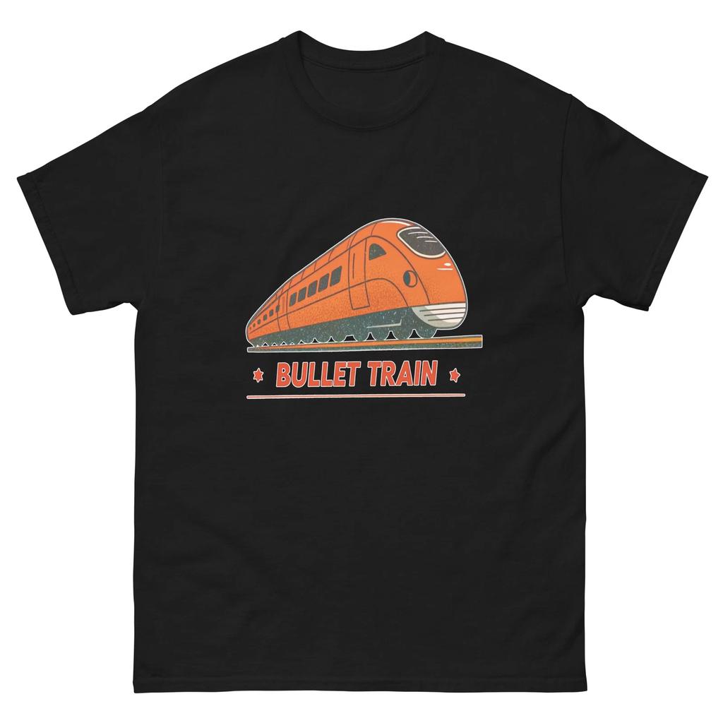 Bullet Train Transportation Vehicle Illustration T-Shirt