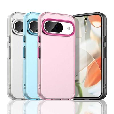 Frosted Case For Google Pixel 9 Cover Pixel 9 Pro XL Funda Coque Matte Translucent PC Candy Color Phone Back Bumper Pixel 9