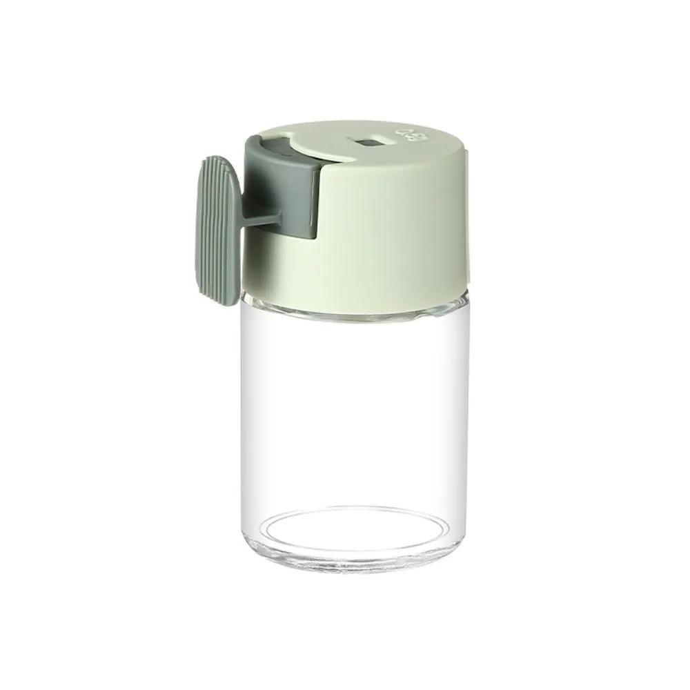 Glass Bottle Quantitative Salt Bottle Quantitative 0.5g Press Type Spice Dispenser Flavor Container Kitchen Accessories