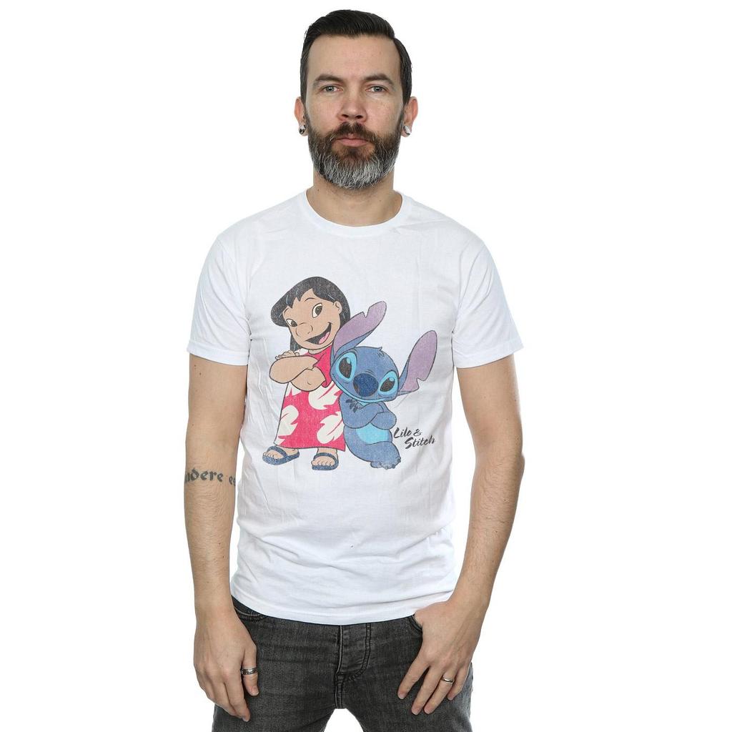 Lilo & Stitch Mens Classic Cotton T-Shirt