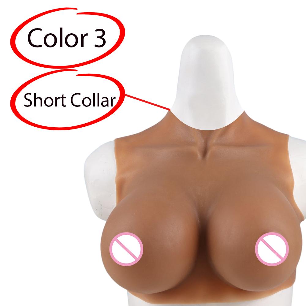 Tgirl Realistic Silicone Tits Fake Breast Forms False Boobs H Cup for Crossdresser Shemale Transgenders Transvestite Breastplate