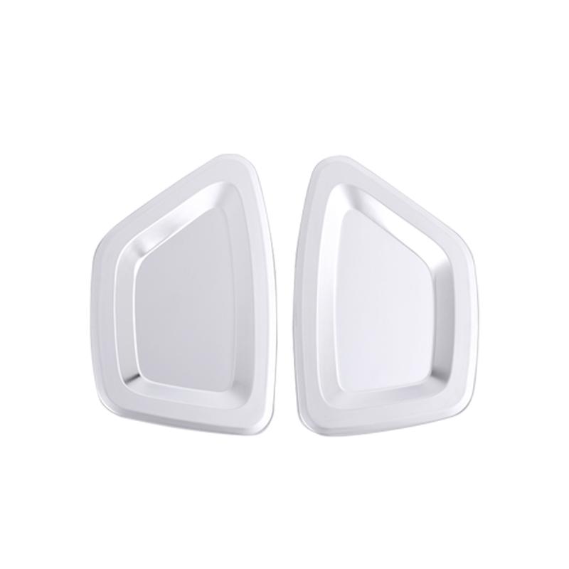 ABS Silver Car Center Console Dashboard Both Side Panel Decorative Cover Trim For Land Rover Range Rover Vogue L405 2013-2018