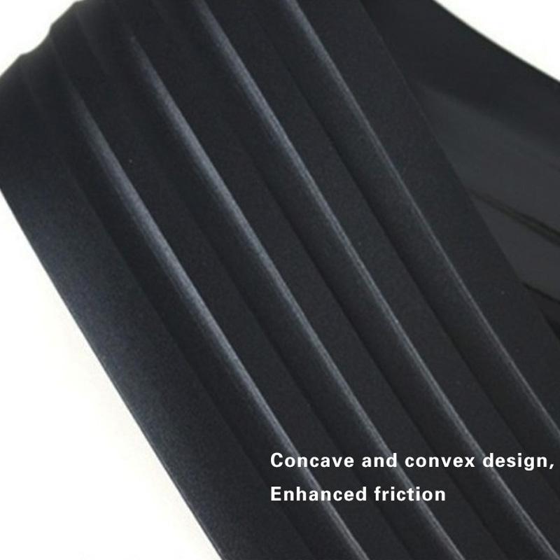 Anti-scratch Car Trunk Door Sill Plate Protector Universal Rear Bumper Guard Rubber Mouldings Pad Trim Cover Strip Car Styling