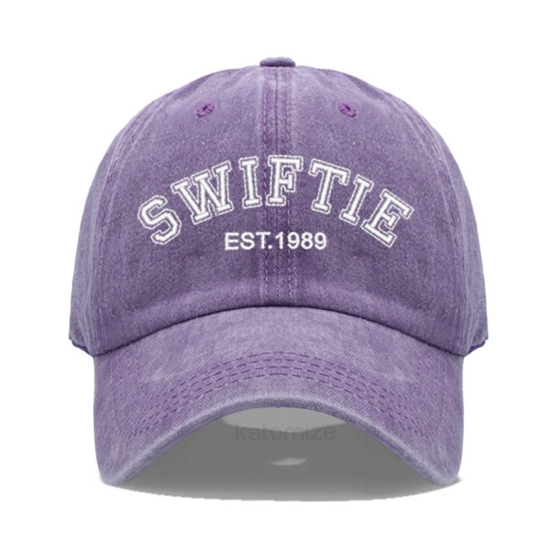 Swiftie 1989 Embroidery Baseball Cap For Men Women Unisex Washed Cotton Dad Hat Sun Hat Gift Fans Outdoor Sports Dropshipping