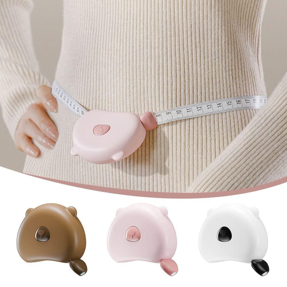 Retractable Body Measurement Tape 1.5m Clothes Sewing Ruler Weight Loss Measurements Ruler Body