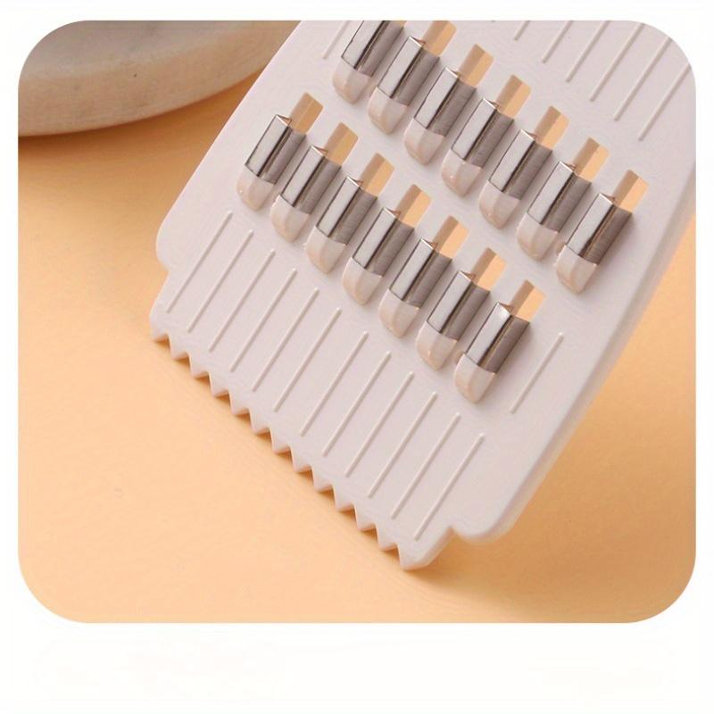 Multi-Functional Vegetable Slicer & Sharpener - Manual Food Cutter for Potatoes, Carrots,Fruits - Durable Plastic Kitchen Gadget