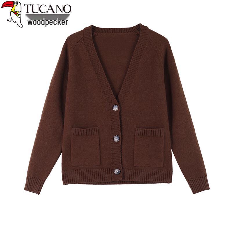 Women's V-Neck Knit Cardigan Sweater