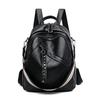 BUKESIYI Mini-Rucksack für Damen, Große Kapazität, Wasserdicht, PU-Leder, Schwarz, JP78196