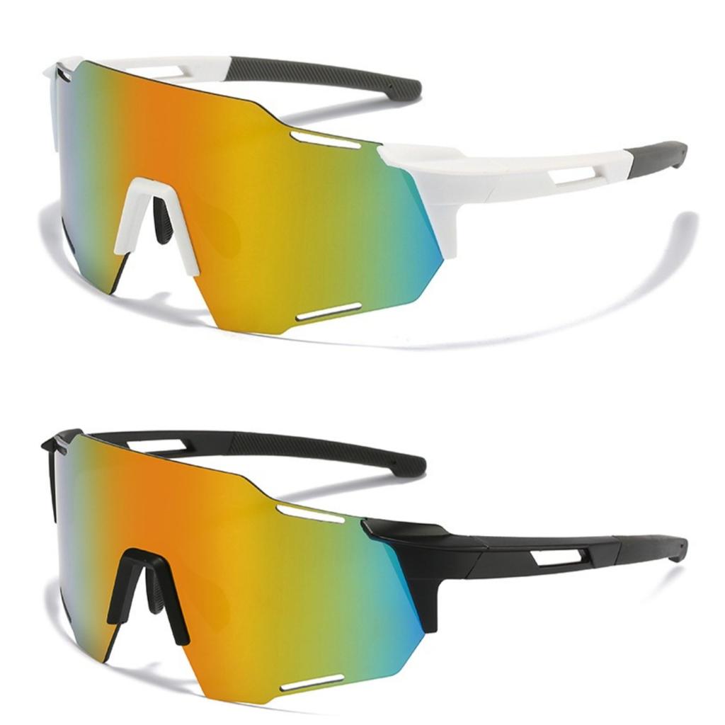 2 Stück Outdoor-Sportbrillen UV400 - Winddichte Sonnenbrillen für Radfahren, Skifahren und Autofahren