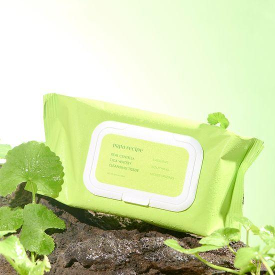 PAPARECIPE Real Centella Cica Watery Cleansing Tissues 100 Sheets