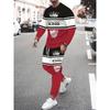 Beliebte Herren Langarm T-Shirts Hosen Set 3D Krone König Druck Herren Sportbekleidung Sommer 2025 Neuer Trainingsanzug Jogger 2-teilige Outfits