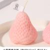 Small Strawberry Ornaments: Creative Fruit Wax Candles for Party Dessert Table & Photogenic Props