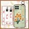 Kickstand Durable Phone Case For Samsung Galaxy M33 5G Global/SM-M336B/DS Anti-dust Oil Painting Flower Fashion Design