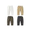 Children's Clothing Korean Style Spring and Autumn Children's Mid-Waist Pants Boys' Letter Logo Long Pants Boys' Fashionable Solid Color Casual Pants