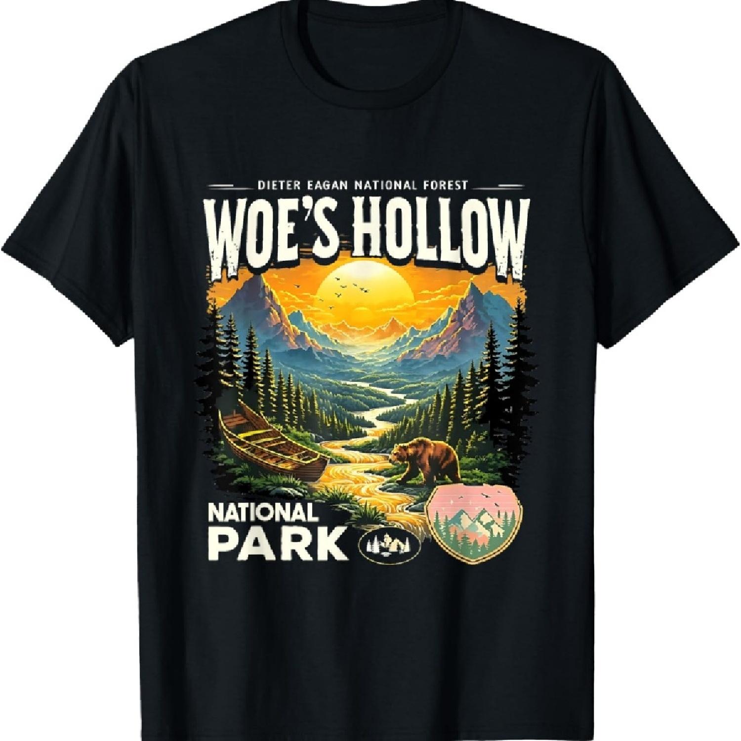 

DieterEagan National Forest Wo-e’s Hollow Nature T-Shirt XXXXXL чорний
