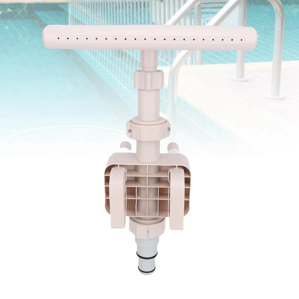 Pool Fountain for Ground Pools, 360 Degree Waterfall Pool Sprinkler Fountain with PVC Material for Cooling Relaxation & Water Effici