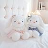 Lamb Bunny Plush Toy Cute Dress Comfort Companion Doll Soft Pillow Sofa Back Cushion Room Decor Rabbit Sheep Decor Girl Gift