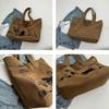 Damen Canvas Handtasche Umhängetasche