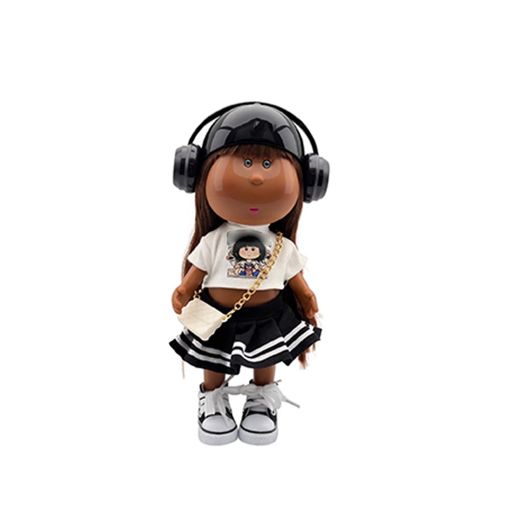 Vinyl Doll with Removable Outfit Soft Material Collectible Figurine Standing Approximately 10 Inches Tall Suitable for Display or Play