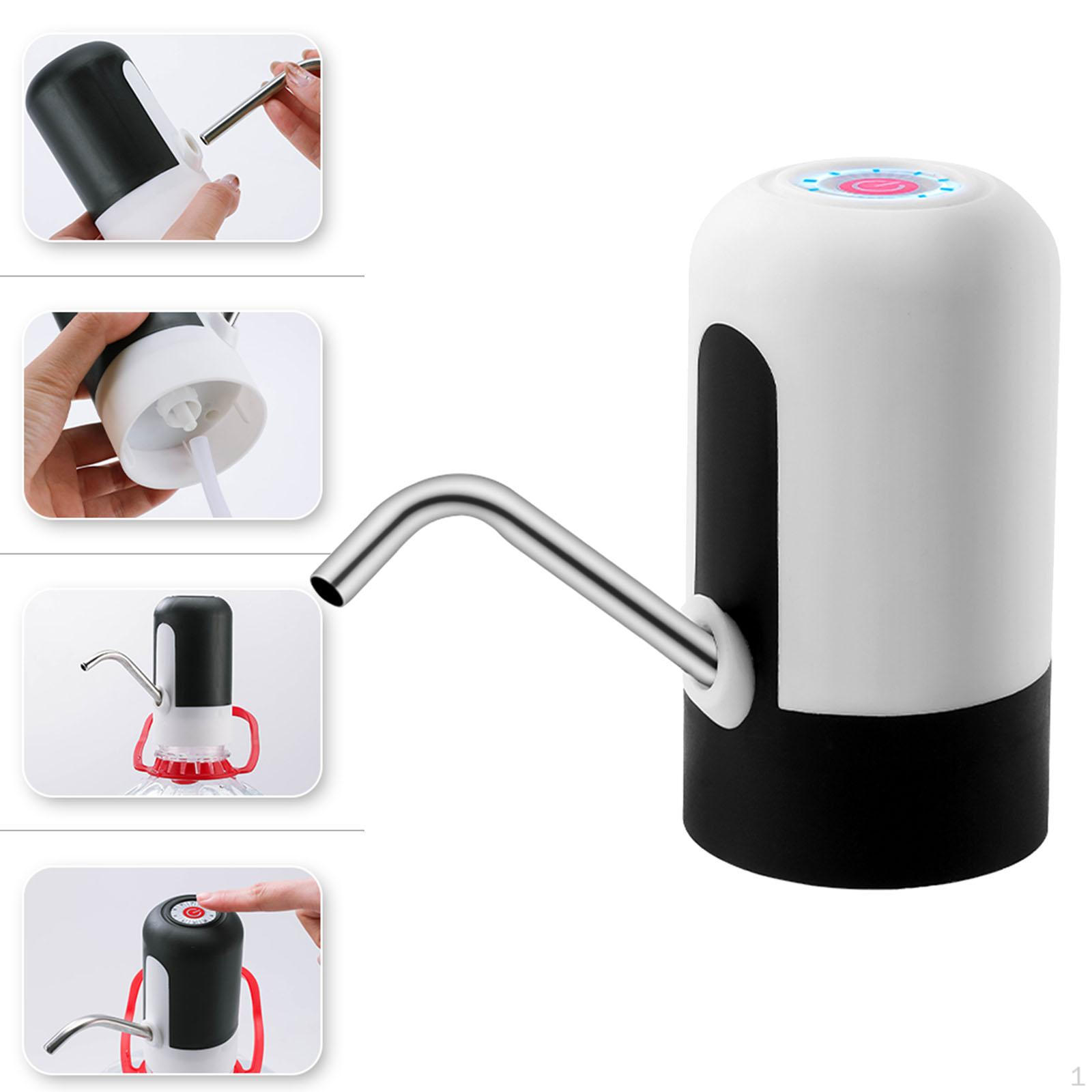 

Автоматический дозатор воды, насос синего цвета с силиконовым шлангом, универсальные галлонные бутылки, зарядка через USB белый