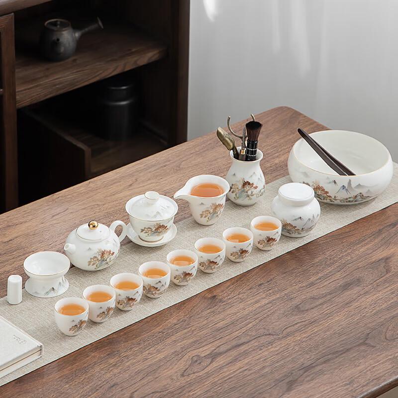 Gold-Inlaid Zisha Teaware Set