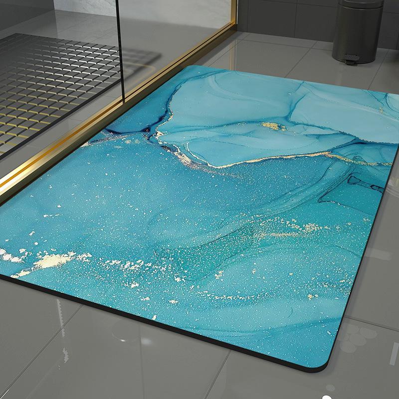 Diatom Mud Bathroom Mat Wash Basin Anti-skid Carpet Bathtub Side Floor Carpet Shower Door Pocket Memory Foam Mat