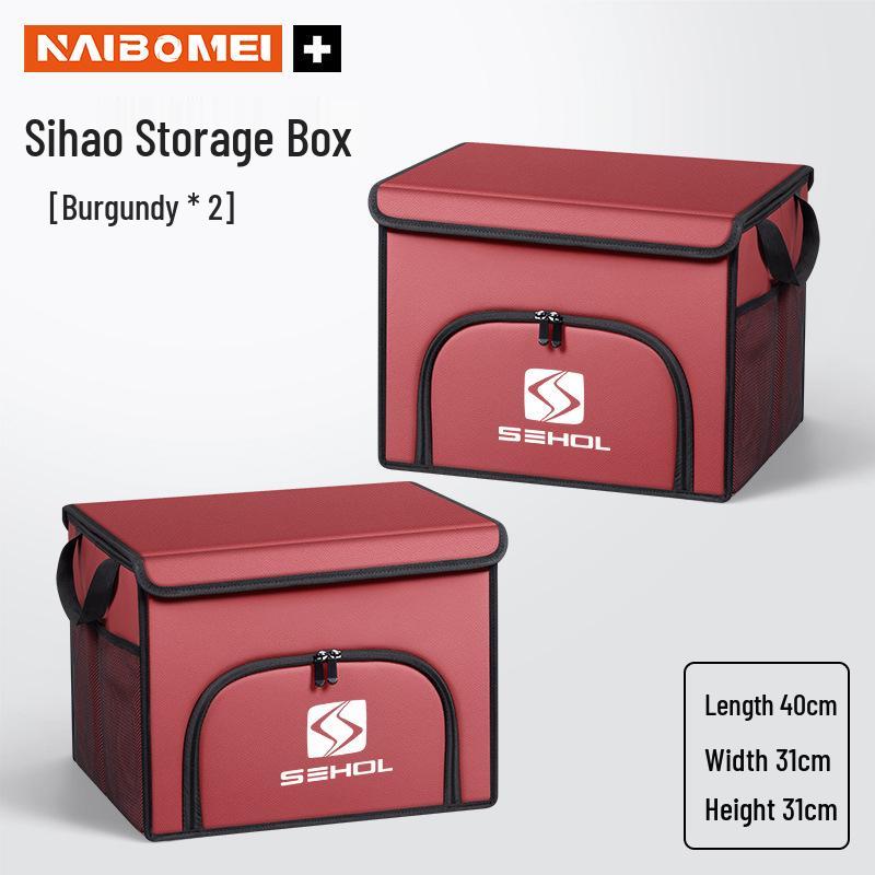Compatible with JAC Sehol A5/E10X/E20X/E40X/E50A Car Trunk Organizer Storage Box
