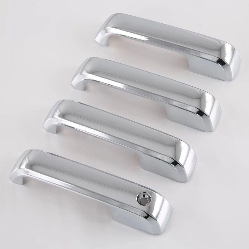 For Ford F150 F-150 2015 2016 2017 2018 ABS Glossy Black Door Handle Cover Trims Decoration Sticker Car Accessories