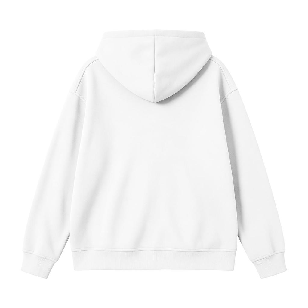 Damen Casual Kapuzenpullover mit durchgehendem Reißverschluss Lockerer Schnitt für den Alltag